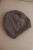 Women's winter hat with ears and ribbed weave K440 mocca