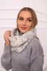 KN16 Damen Snood in Ecru