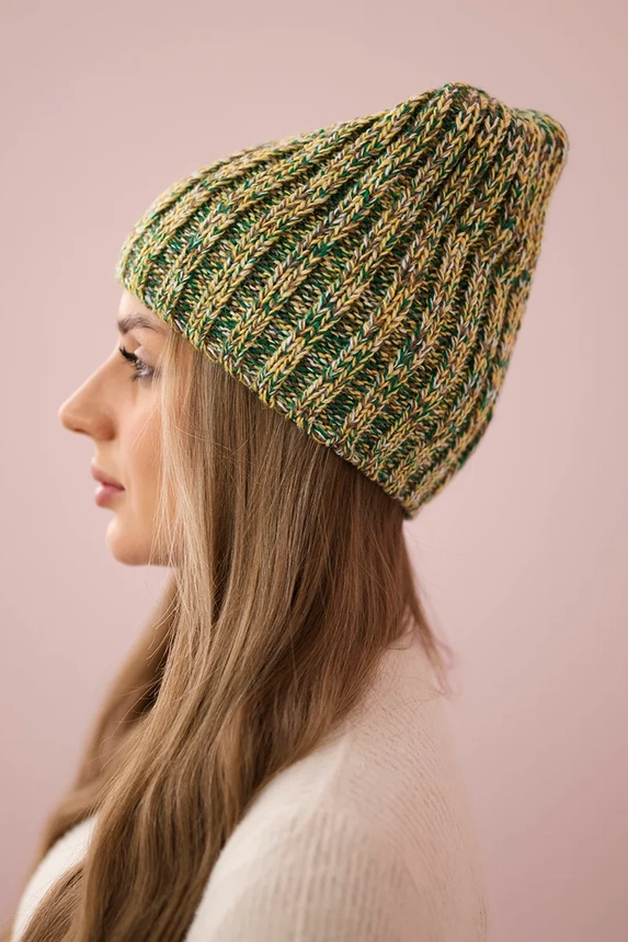 Cap with fleece Merry K225 kiwi+green