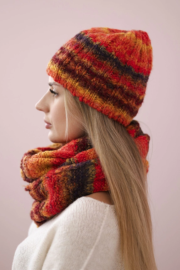 Damenset Zuzanna K257 rot+gelb