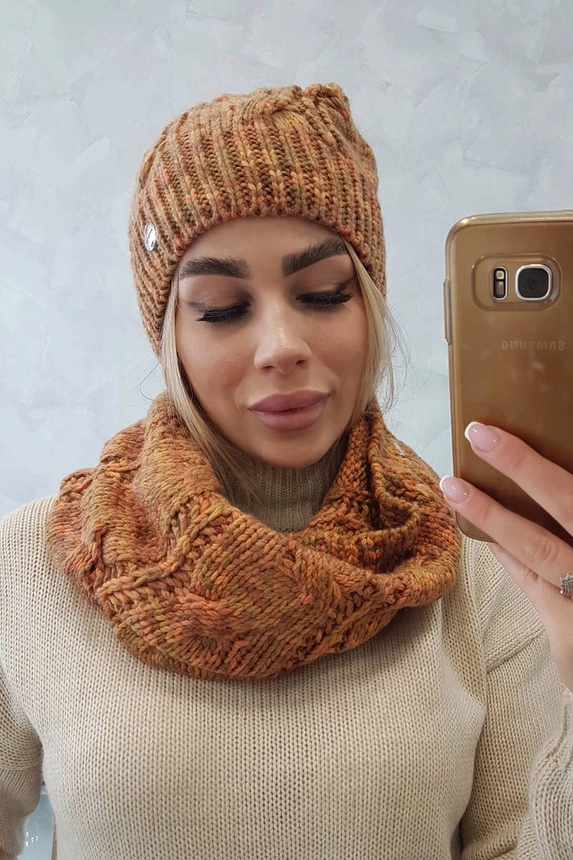 Dámská souprava s fleecem Tessa K315 light khaki+mustard