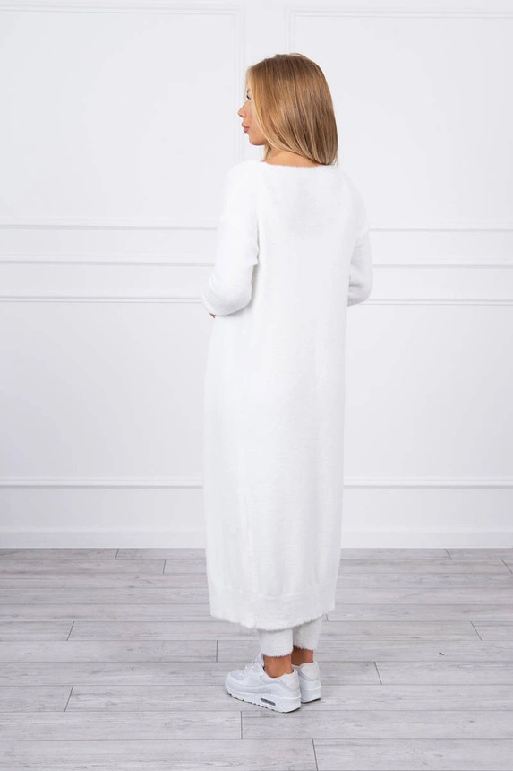 Alpaca sweater set ecru