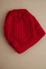 Women's winter hat made of wool K441 red