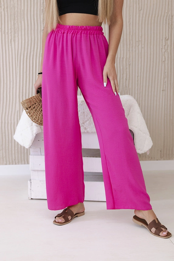 Wide-leg trousers pink