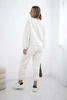 Viskose-Set Amour Sweatshirt + Hose hellbeige
