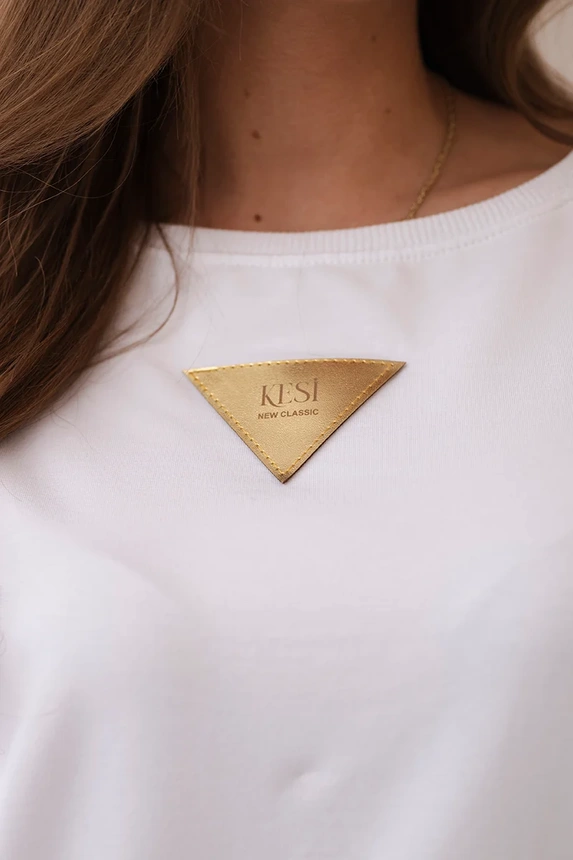 Baumwollbluse mit Rüschen an den Schultern weiß