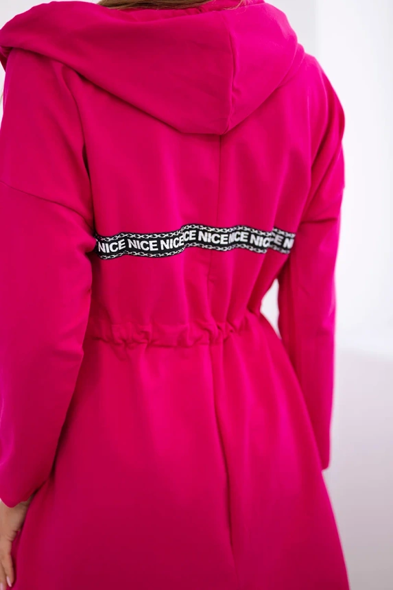 Coatee with longer back fuchsia