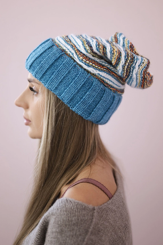 Women's cap Feba K330 turquoise