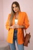 Blazer mit Revers elegant orange