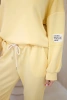 Set sweatshirt + pants buttery fabric yellow