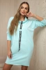 Dress with tie mint