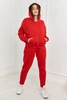 Insulated set sweatshirt + pants red