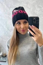 Londono moteriška kepurė K385 juoda
