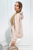 Sweatshirt mit Voyage-Aufschrift beige
