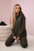 Set Punto Milano Winter hoodie + Hose khaki