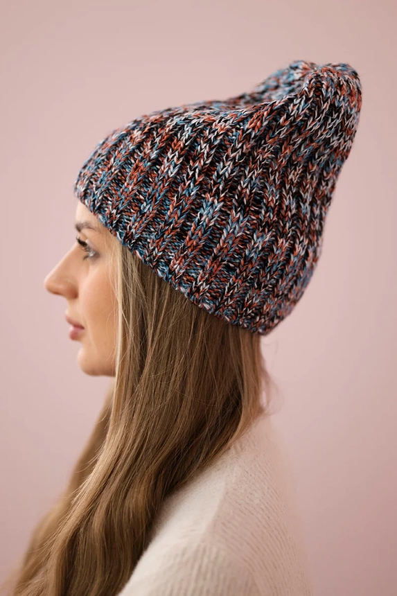 Cap with fleece Merry K225 foxy+blue