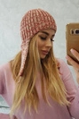 Dámská klapka na uši Jana K314 červená+ecru