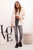 Damenjacke gesteppte mit Kapuze hellbeige