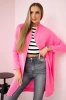 Sweater with batwing sleeve light pink