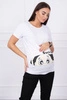 Maternity blouse Guck white