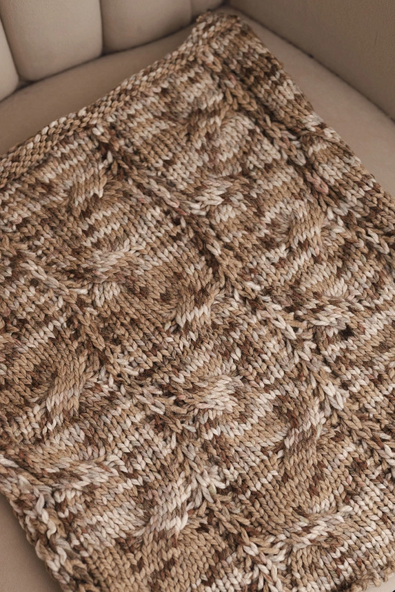 Women’s soft wool winter scarf KN25 camel