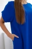 Kleid mit Taschen kornblumenblau