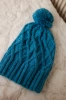 Cap with fleece Milano K203 turquoise