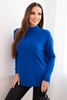 Damenpullover Plus Size aus Viskose mit Rollkragen chabrowy