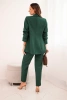 Elegant set of jackets and trousers dark green
