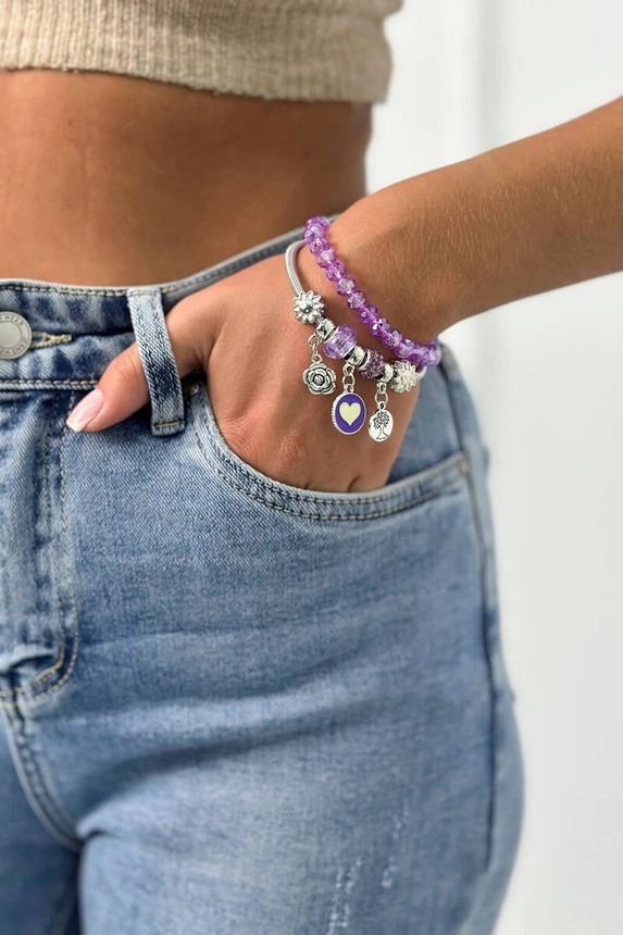 Bracelet SL519-85 violet