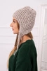 Women's long eared cap Jana K314 beige