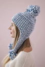 Women's long eared cap Emma K343 jeans