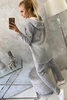 Šedá souprava kalhot baggy