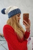 Čapica с fleece Milano K203 ecru+džínsy