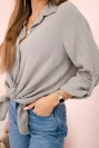 Hemd aus Baumwoll-Musselin oversize Fango