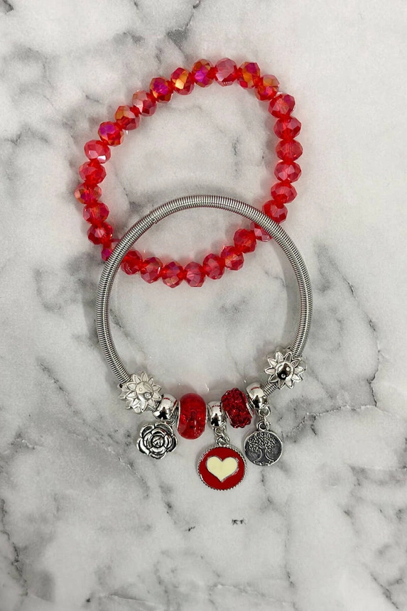 Bracelet SL519-85 red