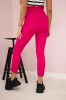 Fuchsia taillierte Hose