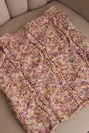 Damen Schal aus weichem Wollmaterial Winter KN25 rosa+gelb