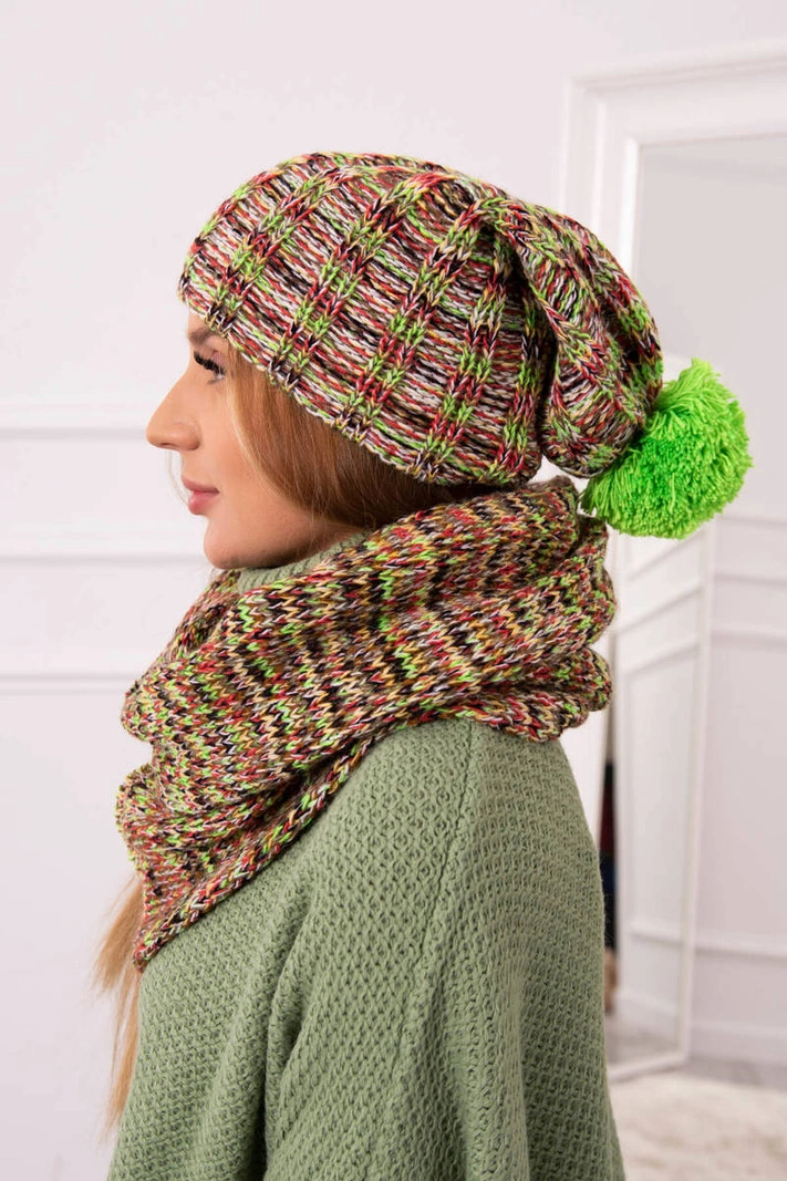 Dámská fleecová souprava 4 Seasons K263 neon green
