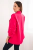 Bunda s klopou elegantní fuchsiová