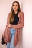 Sweater with a geometric pattern dark pink