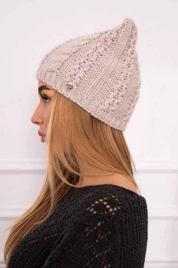 Fleecová čepice Rabbid K237 light beige