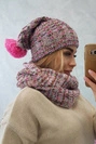 Women's set with fleece 4 Pory Roku K263 pink