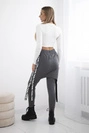 Hose/Anzug mit Selfie-Beschriftung graphit