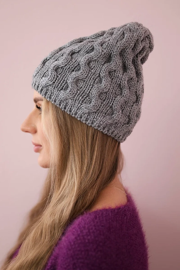 Teresa Fleece-Mütze K285 dunkelgrau