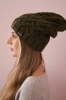 Cap with fleece Sonia K201 khaki