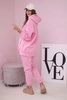 Insulated set with hoodie light pink