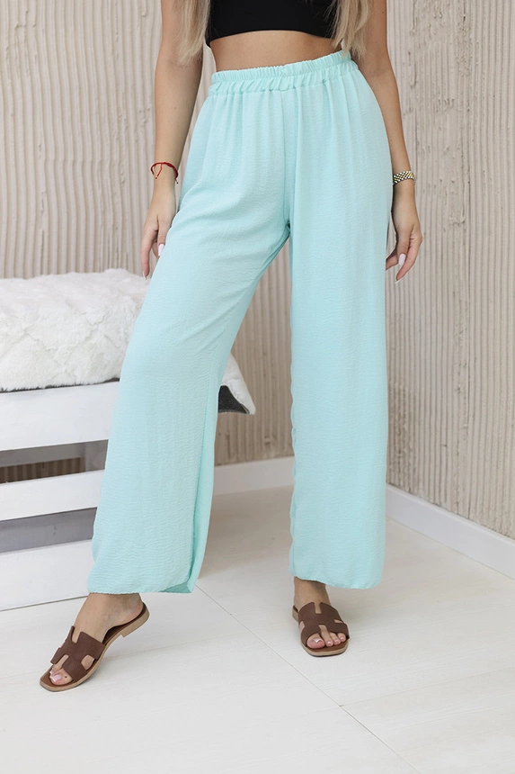 Wide-leg trousers mint