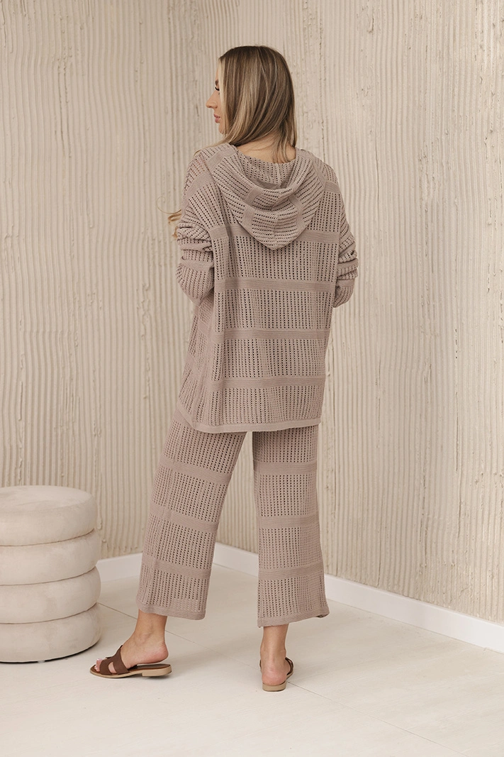 Openwork set Rayon fango