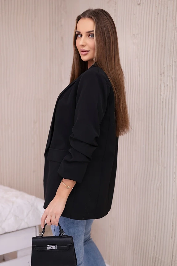 Elegant jacket with lapels black